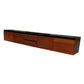 LAVADA CUSTOM MADE WALLMOUNTED TV/ENTERTAINMENT UNIT IN SOLID TASSIE OAK 4 DOORS & 2 DRAWERS - MyChocolateWood