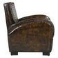 LENNOX HANDMADE BUFFALO HIDE GENUINE LEATHER ARMCHAIR - MyChocolateWood