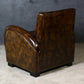 LENNOX HANDMADE BUFFALO HIDE GENUINE LEATHER ARMCHAIR - MyChocolateWood