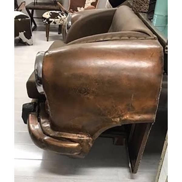 LEO AMBASSADOR CAR SOFA/SETTEE - REPURPOSED BACK SEAT OF A CAR - MyChocolateWood