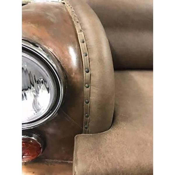 LEO AMBASSADOR CAR SOFA/SETTEE - REPURPOSED BACK SEAT OF A CAR - MyChocolateWood