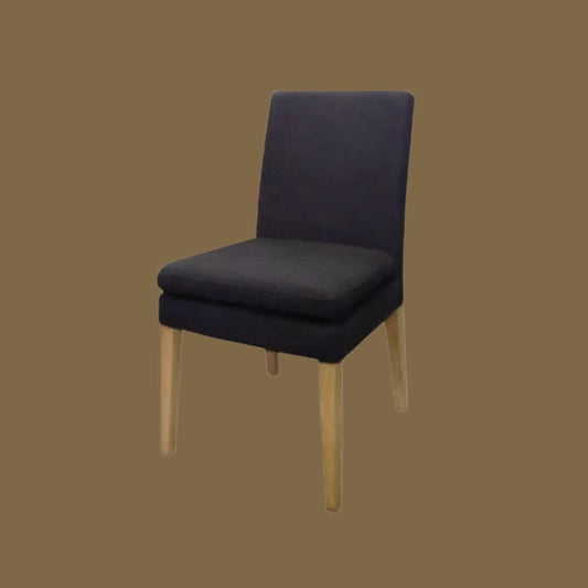 LEONARDO FABRIC CHAIR IN BLACK - MyChocolateWood
