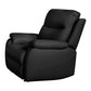 LEWIS HAMPTONS BLACK LEATHER RECLINER ARMCHAIR LOUNGE CHAIR EASY CHAIR - MyChocolateWood