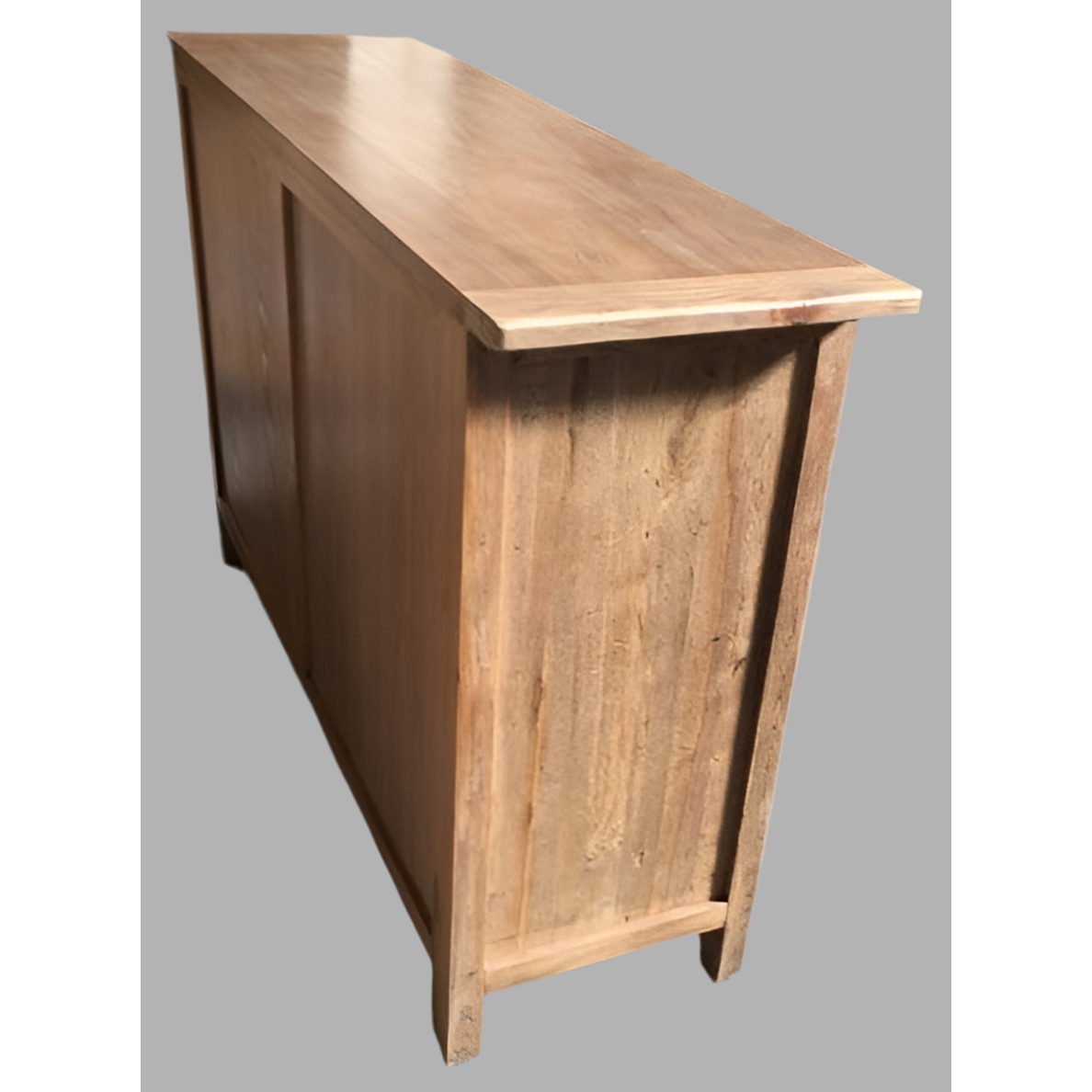 LINDI RECYCLED ELM RUSTIC COUNTRY STYLE BUFFET/SIDEBOARD  4 DOORS & 2 DRAWERS HONEY-140CM - MyChocolateWood