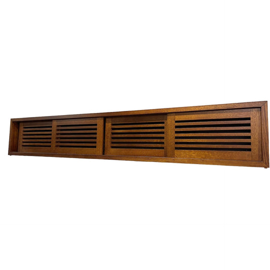 LITANI WALL MOUNTABLE TASSIE OAK SLIDING DOORS LOWLINE TV UNIT - MyChocolateWood