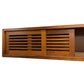LITANI WALL MOUNTABLE TASSIE OAK SLIDING DOORS LOWLINE TV UNIT - MyChocolateWood