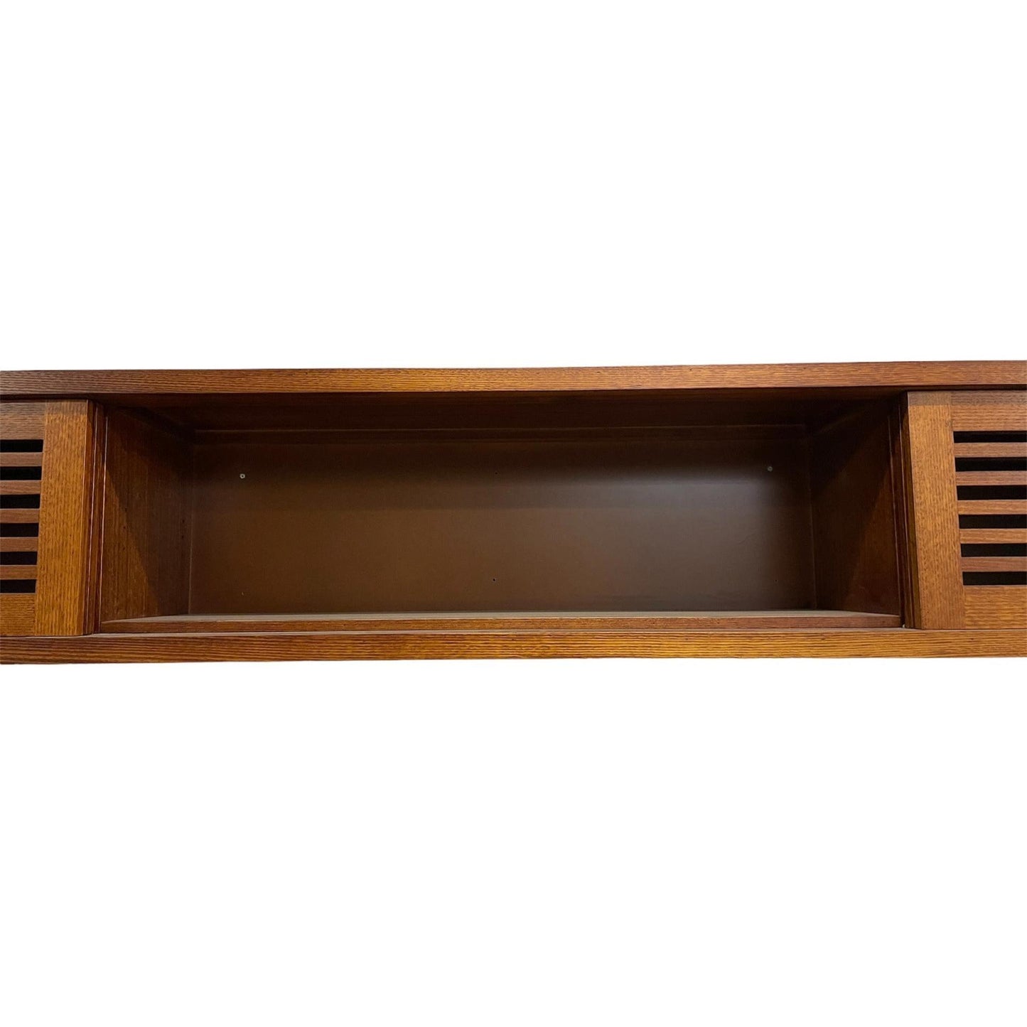 LITANI WALL MOUNTABLE TASSIE OAK SLIDING DOORS LOWLINE TV UNIT - MyChocolateWood