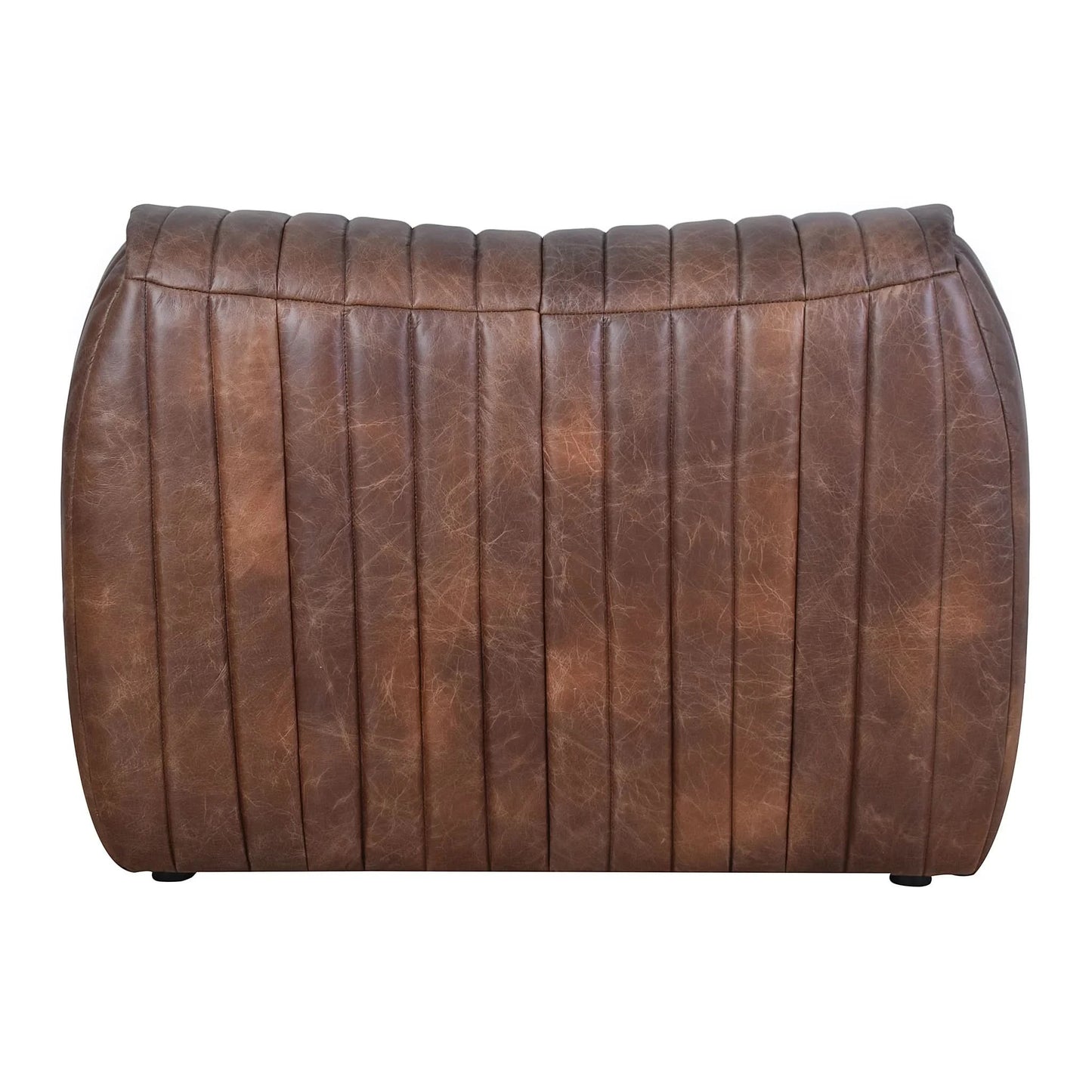 LOFT ARMCHAIR IN DISTRESSED BROWN LEATHER - MyChocolateWood