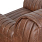 LOFT ARMCHAIR IN DISTRESSED BROWN LEATHER - MyChocolateWood