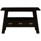 LORIAN SOLID MAHOGANY TIMBER 3 DRAWER CONSOLE TABLE/HALL TABLE - CHOCOLATE - MyChocolateWood