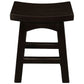 LORIAN SOLID MAHOGANY TIMBER KITCHEN/BAR STOOL 48CM HIGH - CHOCOLATE - MyChocolateWood