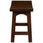 LORIAN SOLID MAHOGANY TIMBER KITCHEN/BAR STOOL 48CM HIGH - MAHOGANY - MyChocolateWood