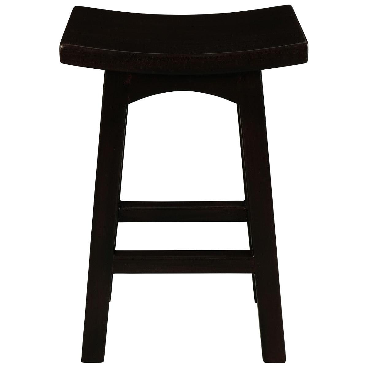 LORIAN SOLID MAHOGANY TIMBER KITCHEN/BAR STOOL 67CM HIGH - CHOCOLATE - MyChocolateWood