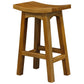 LORIAN SOLID MAHOGANY TIMBER KITCHEN/BAR STOOL 67CM HIGH - LIGHT PECAN - MyChocolateWood