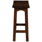 LORIAN SOLID MAHOGANY TIMBER KITCHEN/BAR STOOL 67CM HIGH - MAHOGANY - MyChocolateWood