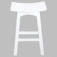 LORIAN SOLID MAHOGANY TIMBER KITCHEN/BAR STOOL 67CM - WHITE - MyChocolateWood