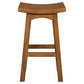 LORIAN SOLID MAHOGANY TIMBER KITCHEN/BAR STOOL 77CM HIGH - LIGHT PECAN - MyChocolateWood