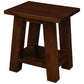 LORIAN SOLID MAHOGANY TIMBER LAMP TABLE - MAHOGANY - MyChocolateWood