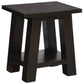 LORIAN SOLID MAHOGANY TIMBER LAMP TABLE/SIDE TABLE - CHOCOLATE - MyChocolateWood