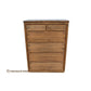 LUCAS RUSTIC TASSIE OAK JUMBO TALLBOY - 4 LARGE DRAWERS + 2 SMALLER DRAWERS CUSTOM MADE - MyChocolateWood