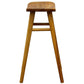 LUCAS SOLID MAHOGANY COUNTER STOOL CARAMEL - MyChocolateWood