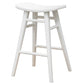 LUCAS SOLID MAHOGANY COUNTER STOOL WHITE - MyChocolateWood