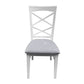 LUGANO HAMPTONS STYLE ACACIA NEW DINING CHAIR W:48XD:59XH103CM - MyChocolateWood
