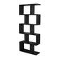 LUZU SOLID MANGO WOOD OPEN BOOKCASE /BOOKSHELF BLACK 80X28X185CM - MyChocolateWood