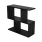 LUZU SOLID MANGO WOOD OPEN BOOKCASE/BOOKSHELF BLACK 80X28X75.5 CM (Copy) - MyChocolateWood