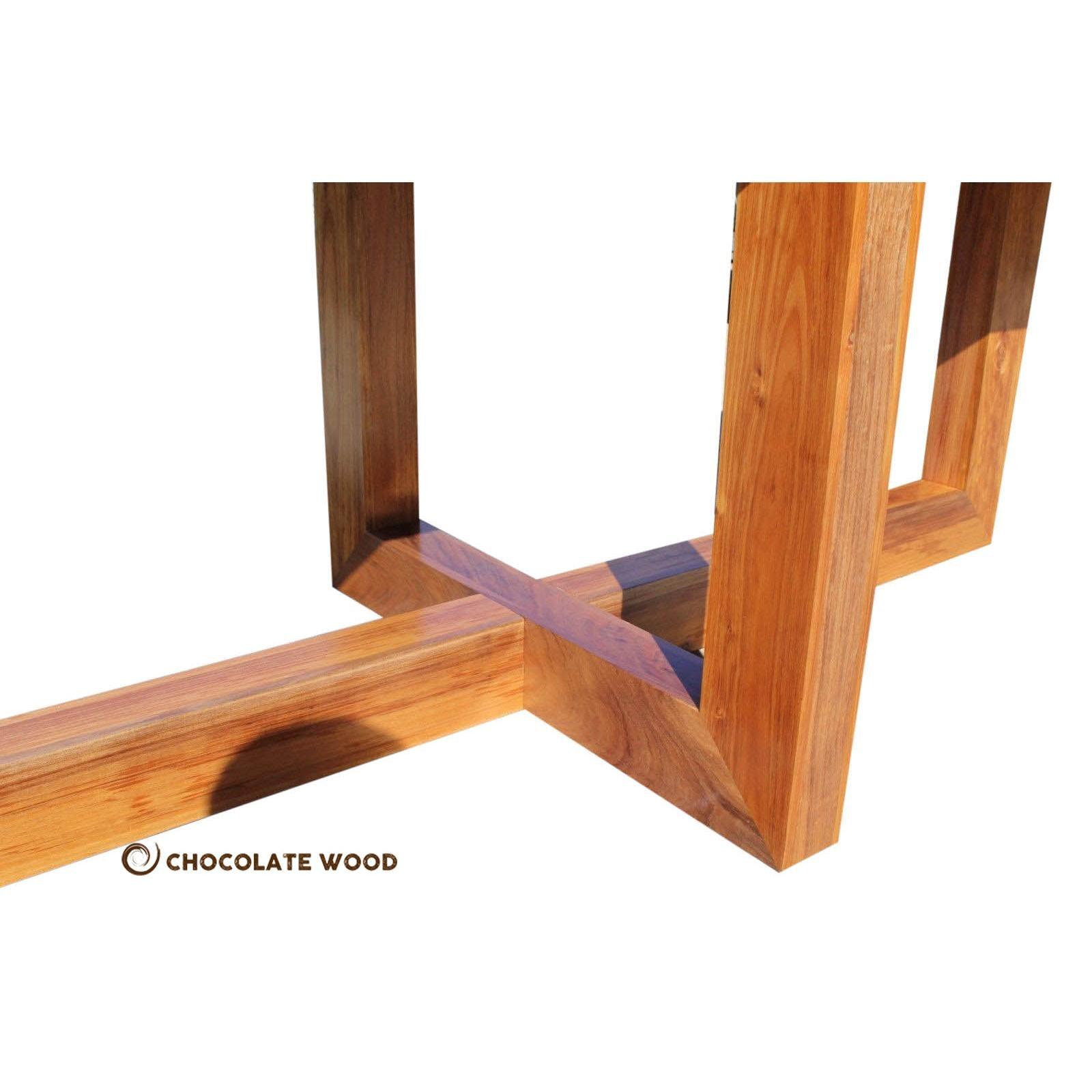 LYON AUSTRALIAN CUSTOM-MADE 8-SEATER DINING TABLE IN TASSIE OAK - MyChocolateWood