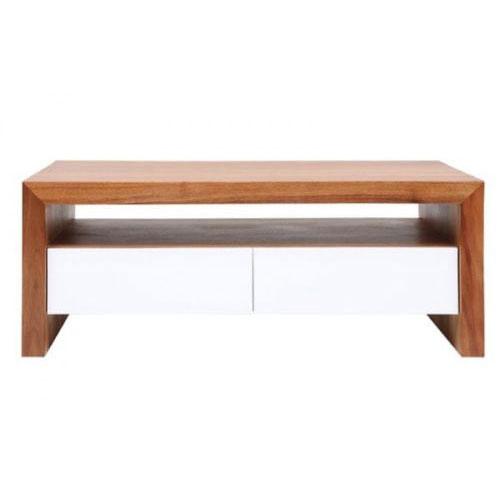 MADE TO ORDER HELENA 2 DRAWER COFFEE TABLE IN SOLID BLACKWOOD - MyChocolateWood