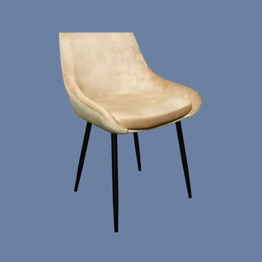 MADELEINE CAMEL COLOURED DINING CHAIR CASUAL CHAIR EASY CHAIR SET OF 2 - MyChocolateWood