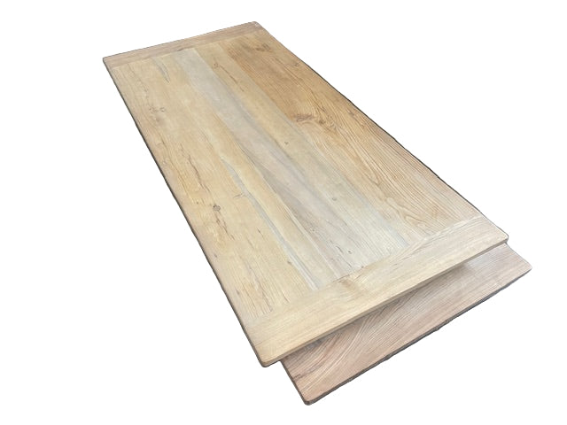VALENCIA RECYCLED ELM FARMHOUSE DINING TABLE 184CM