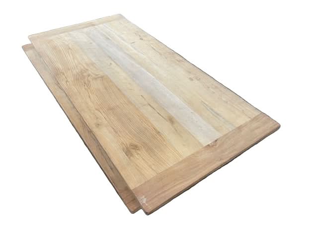 MADRID RUSTIC COUNTRY DINING TABLE RECYCLED ELM WOOD TIMBER FARMHOUSE 150CM - MyChocolateWood