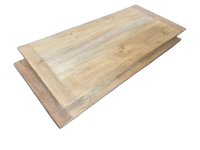 MADRID RUSTIC COUNTRY DINING TABLE RECYCLED ELM WOOD TIMBER FARMHOUSE 150CM - MyChocolateWood