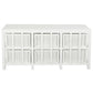 MAGENTO SOLID MAHOGANY TIMBER WOOD & WICKER 6 DRAWER DRESSER IN WHITE - MyChocolateWood