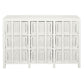 MAGENTO SOLID MAHOGANY TIMBER WOOD & WICKER 9 DRAWERS JUMBO SIZE DRESSER IN WHITE - MyChocolateWood