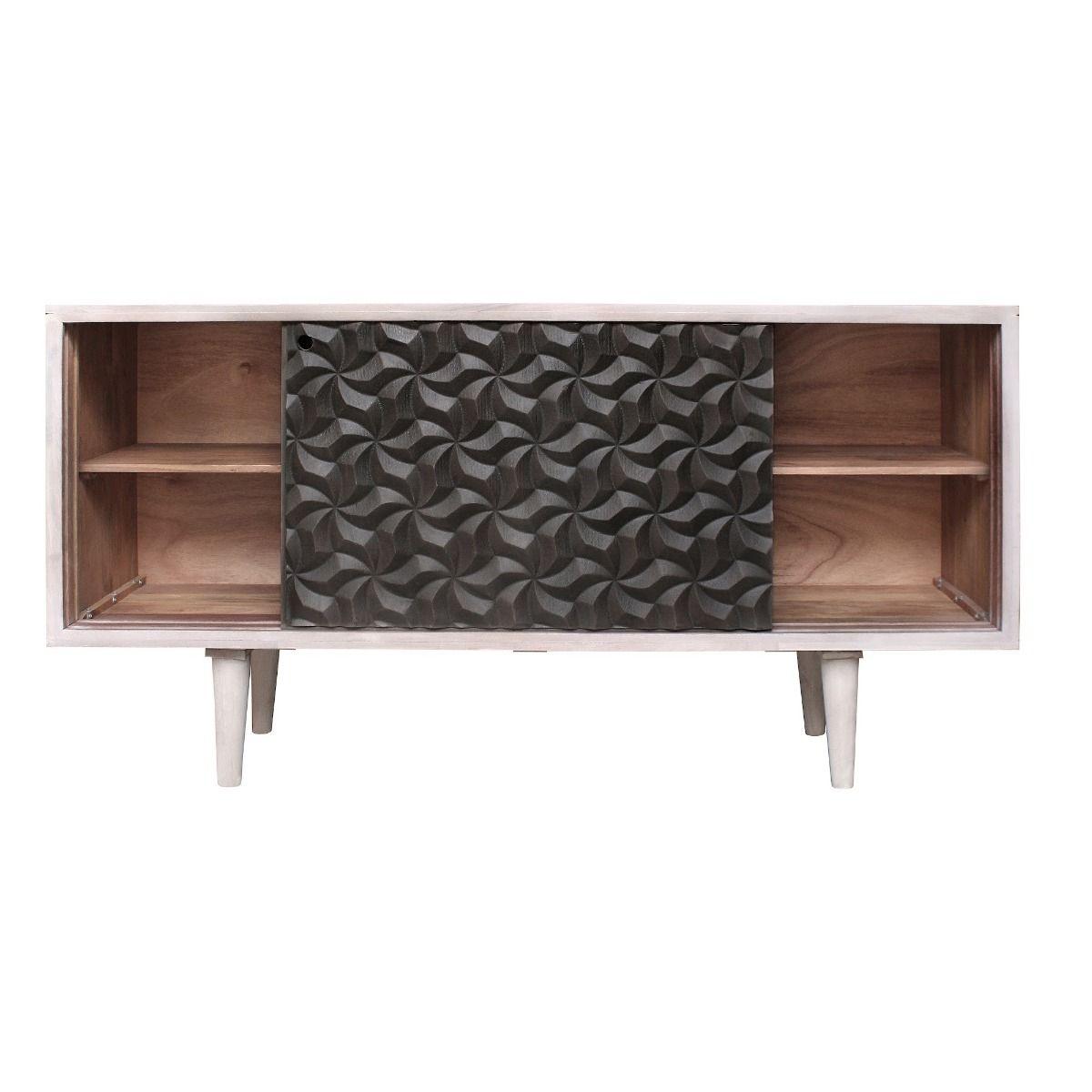MAJESTIC BUFFET/ SIDEBOARD IN SOLID MANGO WOOD - MyChocolateWood