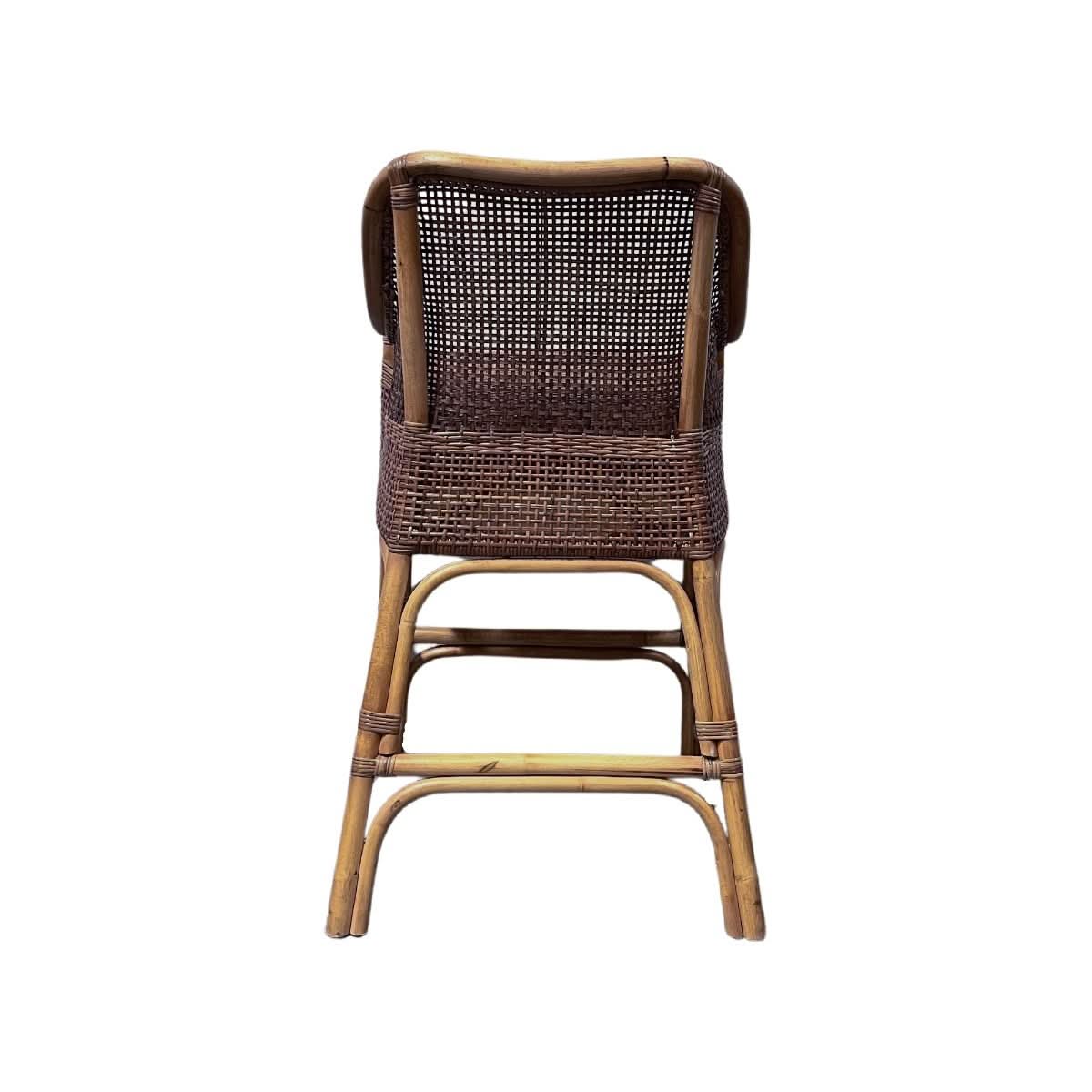 MALIBU HAMPTONS RATTAN COUNTER STOOL IN MANGO TEAK - MyChocolateWood