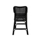 MALIBU HAMPTONS RATTAN COUNTER STOOL IN SOLID BLACK - MyChocolateWood