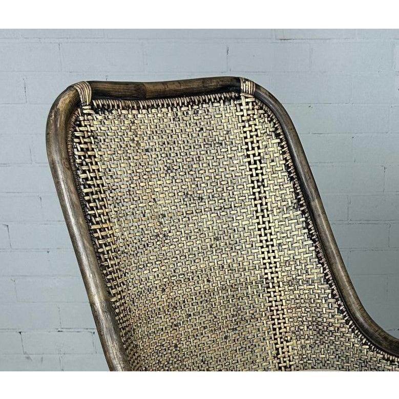 MALIBU HAMPTONS RATTAN DINING CHAIR IN BLACK SHADOW - MyChocolateWood