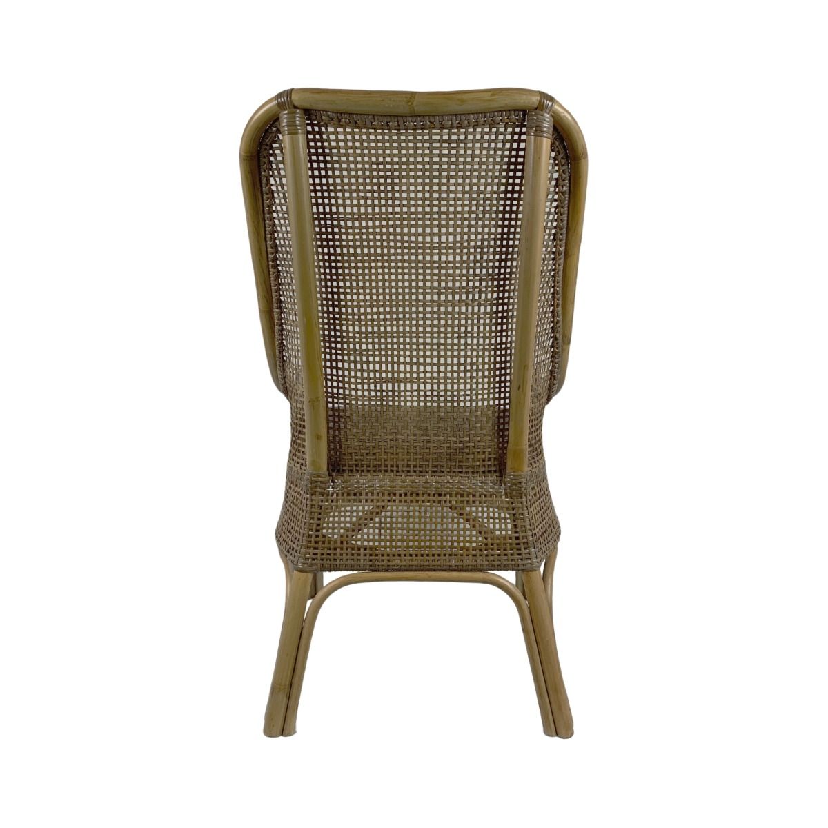 MALIBU HAMPTONS RATTAN DINING CHAIR IN MANGO TEAK - MyChocolateWood