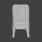 MALIBU HAMPTONS RATTAN DINING CHAIR IN SOLID WHITE - MyChocolateWood