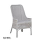 MALIBU HAMPTONS RATTAN DINING CHAIR IN SOLID WHITE - MyChocolateWood