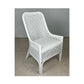 MALIBU HAMPTONS RATTAN DINING CHAIR IN SOLID WHITE - MyChocolateWood
