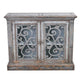 MALVERN RECLAIMED ASIAN TIMBER 2-DOOR SIDEBOARD/BUFFET IN WEATHERED GREY - MyChocolateWood