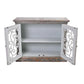 MALVERN RECLAIMED ASIAN TIMBER 2-DOOR SIDEBOARD/BUFFET IN WEATHERED GREY - MyChocolateWood
