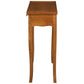 MANDY QUEEN ANN SOLID MAHOGANY 2 DRAWER HALL TABLE/CONSOLE TABLE IN LIGHT PECAN - MyChocolateWood