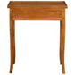 MANDY QUEEN ANN SOLID MAHOGANY 2 DRAWER HALL TABLE/CONSOLE TABLE IN LIGHT PECAN - MyChocolateWood