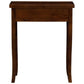MANDY QUEEN ANN SOLID MAHOGANY 2 DRAWER HALL TABLE/CONSOLE TABLE IN MAHOGANY - MyChocolateWood